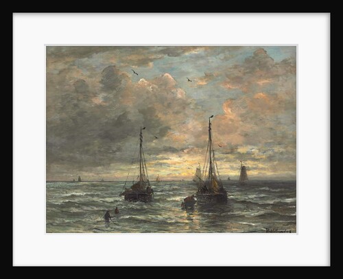 Return of the Fishing Fleet by Hendrik William Mesdag