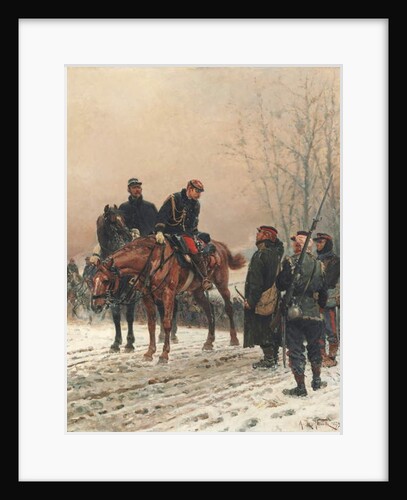 The Salute, 1879 by Alphonse Marie de Neuville