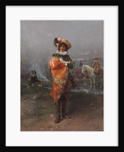 A Gentleman in a Cloak by Cesare-Auguste Detti