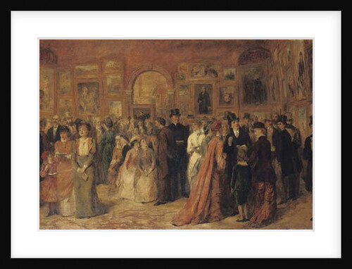 The Private View, 1881, 1882 by William Powell Frith