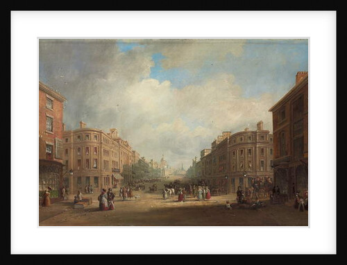A Proposed Scheme for a New Street, Newcastle, 1831 by John Wilson Carmichael