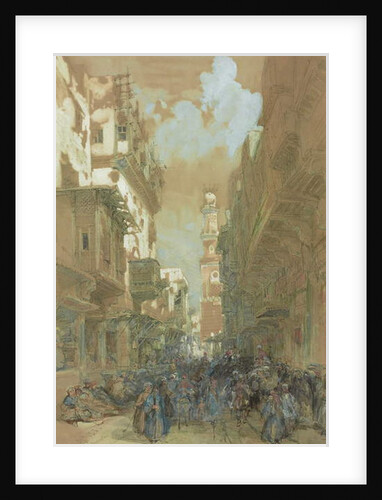 Mosque El Mooristan, Cairo, Egypt, 1838 by David Roberts