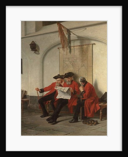 News from the Front, 1880 by Charles Meer Webb