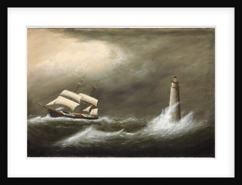 Ships Passing Minot's Light by Clement Drew