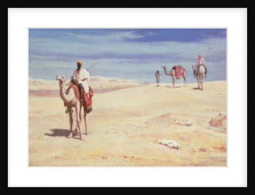 Arabs in the Desert by Frederick Goodall