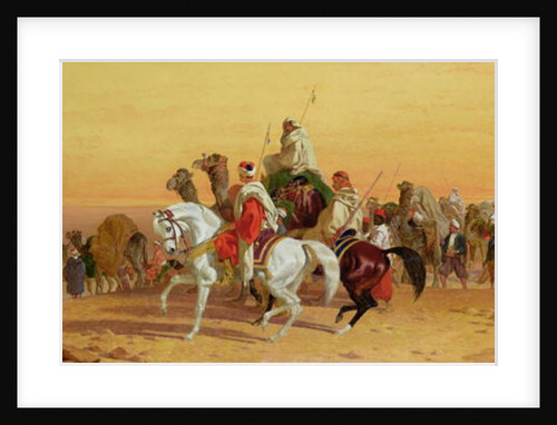 An Arab Caravan by John Frederick Herring Snr