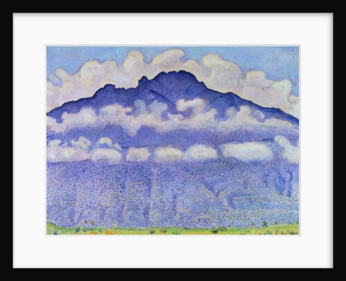 Andey Mountain, vue from Bonneville, 1909 by Ferdinand Hodler