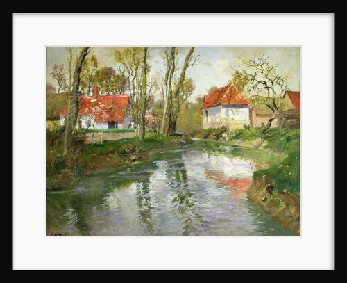 The Dairy at Quimperle by Fritz Thaulow