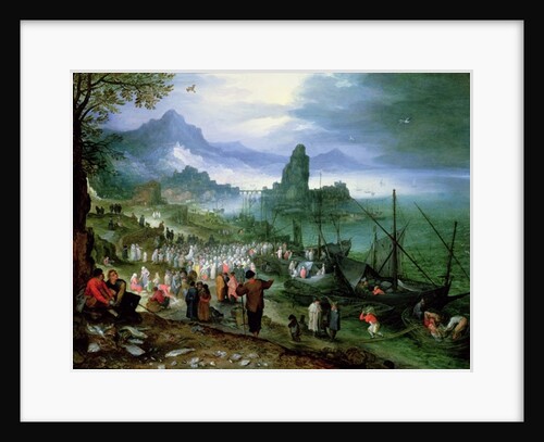 Christ Preaching on the Sea of Galilee by Jan the Elder Brueghel
