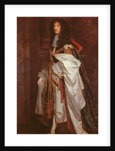 Portrait of Prince Rupert in Garter Robes by Peter Lely