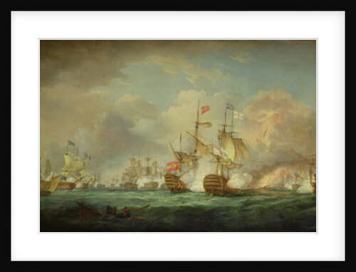 Battle of Trafalgar, 21st Oct. 1805 by Thomas Whitcombe