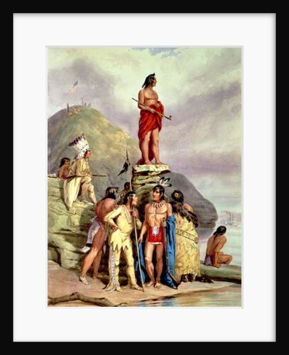 Group of Indians on a River Bank, 1854 by Friedrich Kurz