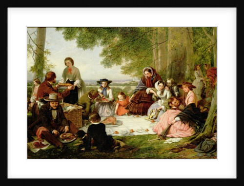 A Picnic, 1857 by Henry Nelson O'Neil