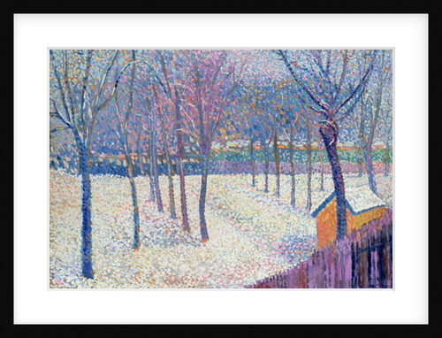 The Orchard under the Snow by Hippolyte Petitjean