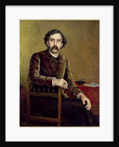 Portrait of Stephane Mallarme, 1887 by Francois Nardi