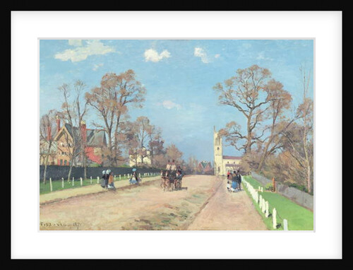 The Road to Sydenham, 1871 by Camille Pissarro