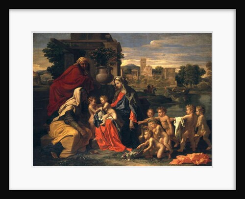 The Holy Family with the Infant St. John the Baptist and St. Elizabeth by Nicolas Poussin