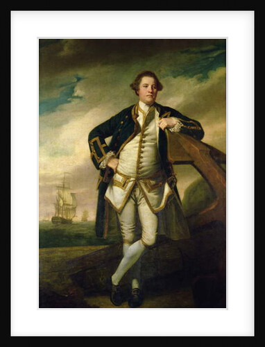 Capt. Philemon Pownall in naval uniform, 1762-65 by Joshua Reynolds
