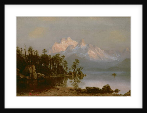 Mountain Canoeing by Albert Bierstadt