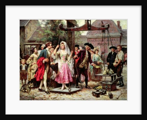 Her Weight in Gold by Jean Leon Gerome Ferris