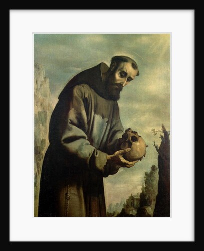 St. Francis in Meditation by Francisco de Zurbaran
