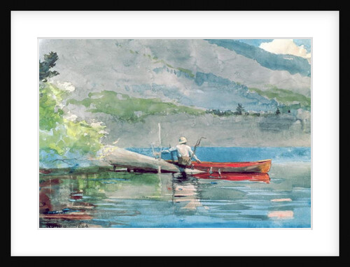 The Red Canoe, 1884 by Winslow Homer