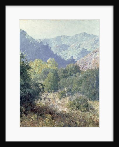 View of the San Gabriel Mountains by Guy Rose