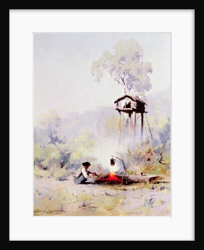 Campfire by Sidney Laurence