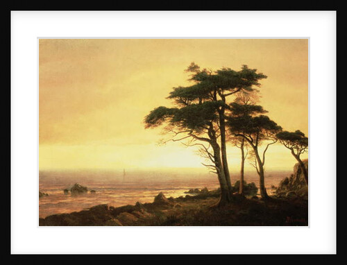 California Coast by Albert Bierstadt