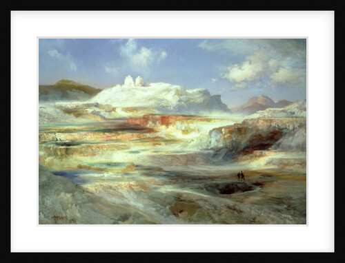 Jupiter Terrace, Yellowstone, 1893 by Thomas Moran