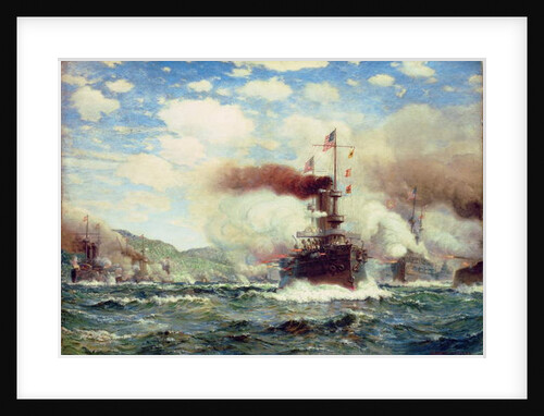 Naval Battle Explosion by James Gale Tyler