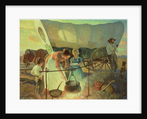 Seeking the New Home by Newell Convers Wyeth