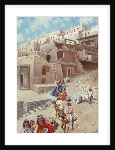 Pueblo Village, 1900 by John Hauser