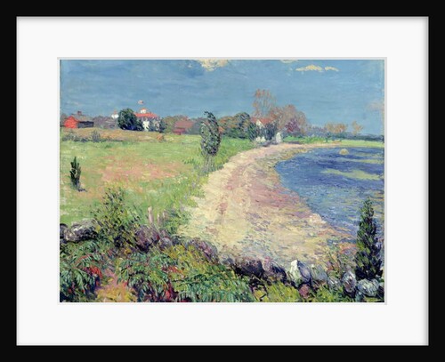 Curving Beach, New England by William James Glackens