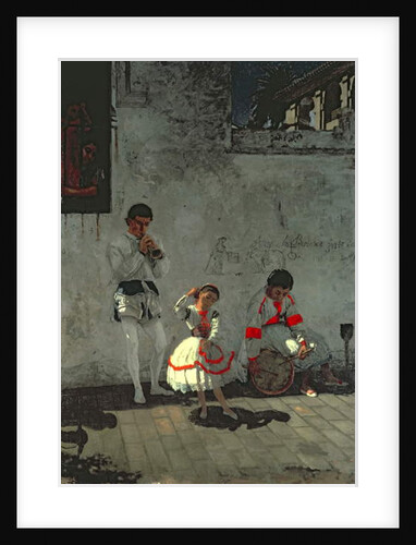 Street Scene in Seville by Thomas Cowperthwait Eakins