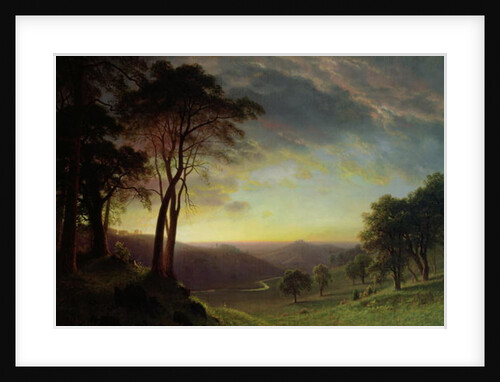 The Sacramento River Valley, 1872 by Albert Bierstadt