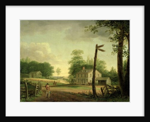 Wayside Inn on Route to Philadelphia by Thomas Birch