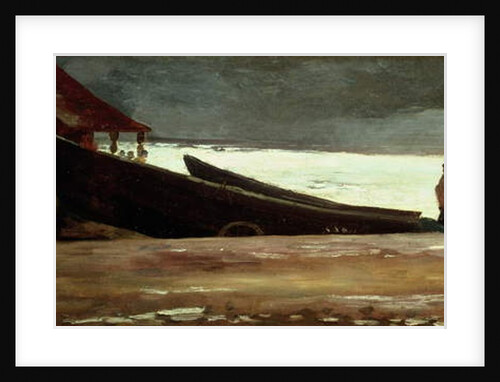 Watching a Storm on the English Coast by Winslow Homer
