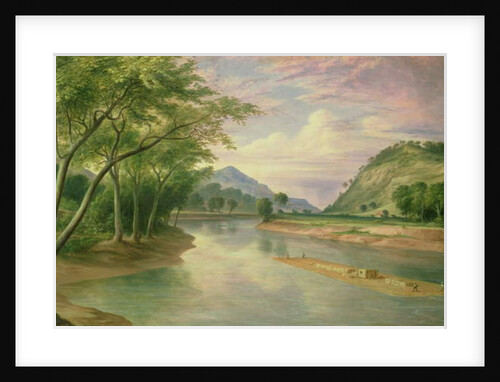 Ohio River near Marietta, 1855 by Henry Cheever Pratt