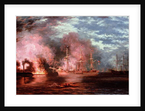 Civil War Engagement, 1865 by Xanthus Russell Smith