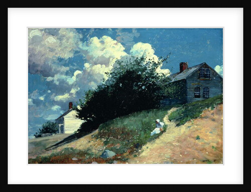 Houses on a Hill, 1879 by Winslow Homer