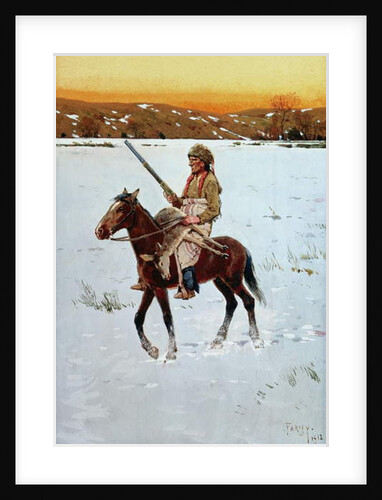 Indian Returning from the Hunt, 1912 by Henry Francois Farny