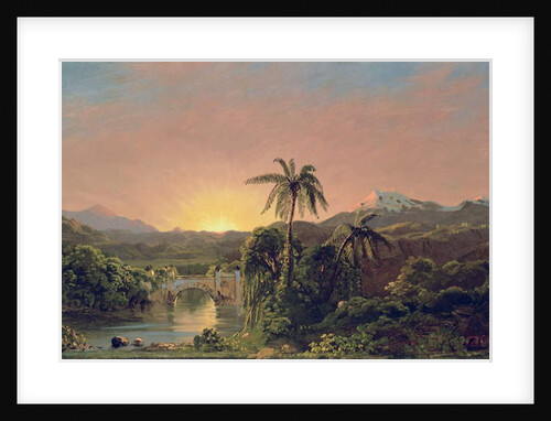 Sunset in Equador by Frederic Edwin Church