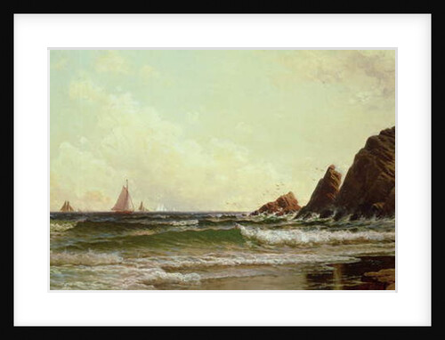 Cliffs at Cape Elizabeth, Portland Harbour, Maine, 1882 by Alfred Thompson Bricher