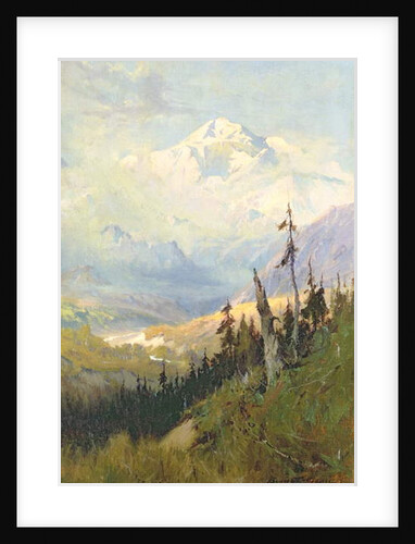 An Autumn Day, Mt. McKinley by Sidney Laurence