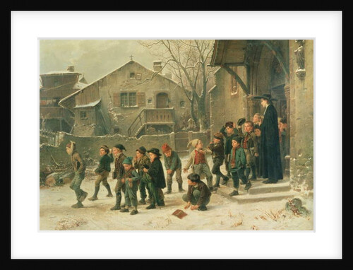 After Class, 1859 by Marc Louis Benjamin Vautier