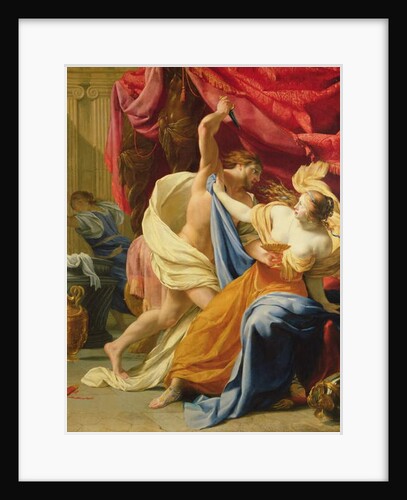 Lucretia and Tarquin by Simon Vouet