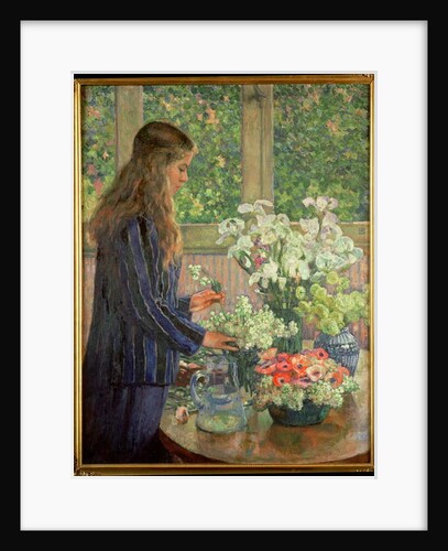 Garden Flowers by Theo van Rysselberghe