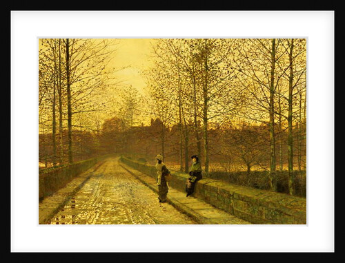 In the Golden Gloaming, 1883 by John Atkinson Grimshaw