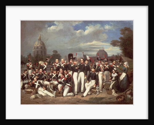 Company of the Second Legion, in the Champ de Mars, Paris, 1836 by Auguste Antoine Masse